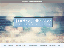 Tablet Screenshot of lindseywalker.com